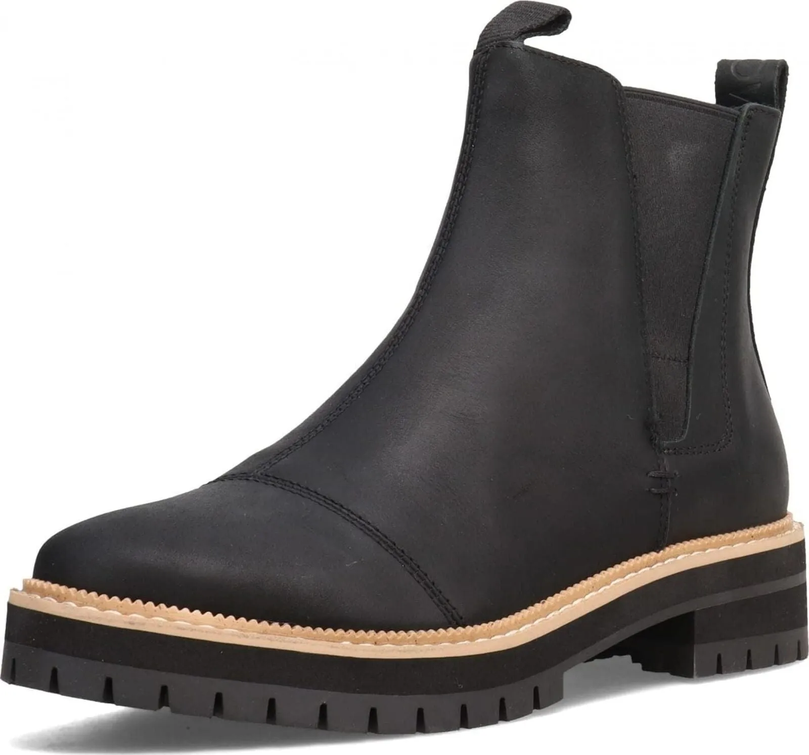 Toms Women's Water Resistant Dakota Chelsea Boot 10016845 Black 7.5M