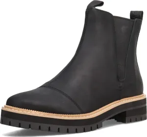 Toms Women's Water Resistant Dakota Chelsea Boot 10016845 Black 7.5M