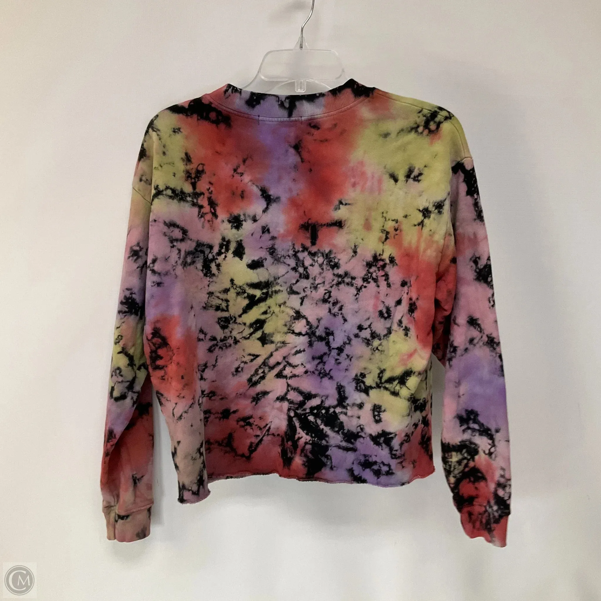 Top Long Sleeve By Cmb In Tie Dye Print, Size: S
