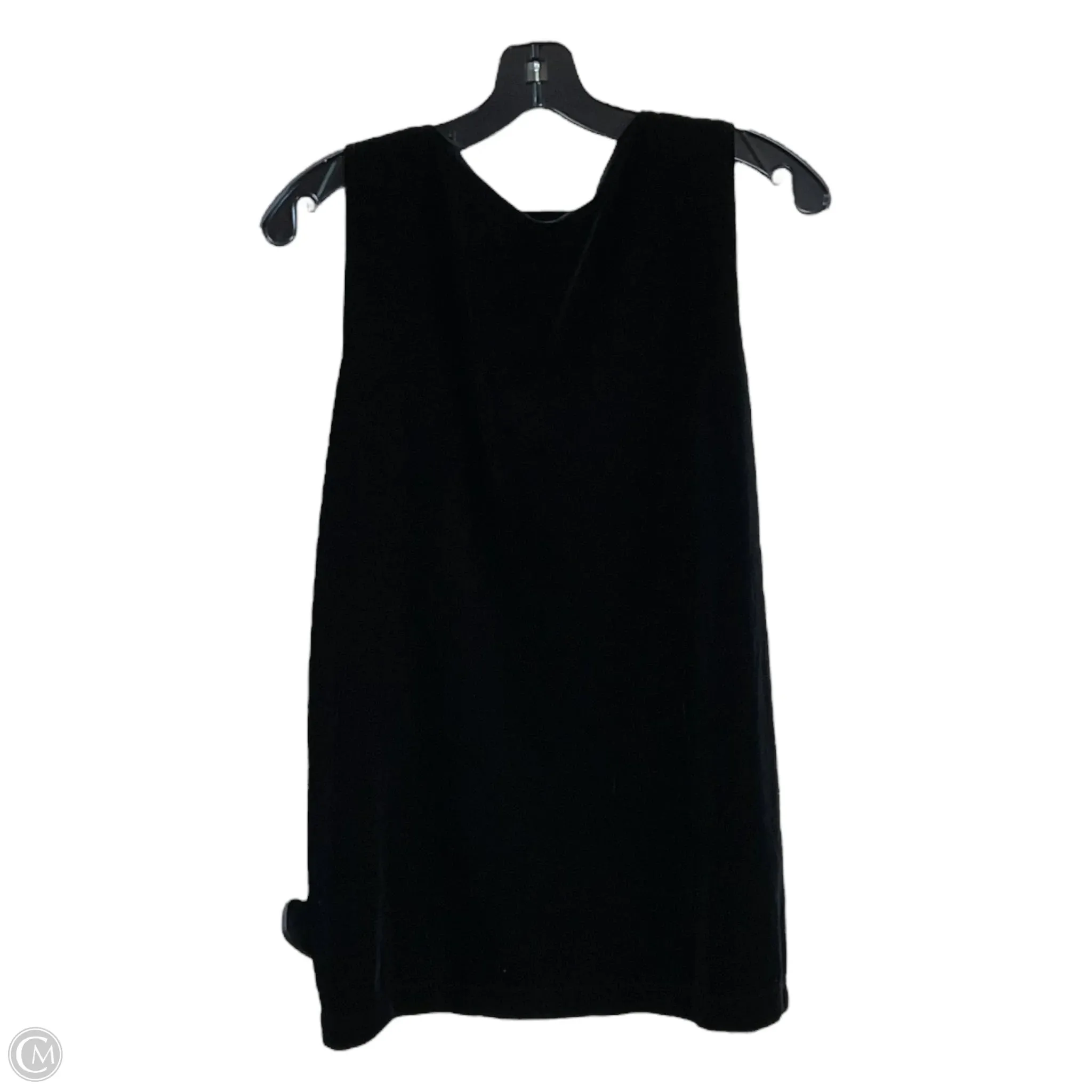 Top Sleeveless By Chicos In Black, Size: L