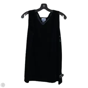 Top Sleeveless By Chicos In Black, Size: L