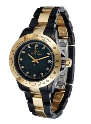 Toy Watch Women's Mini Plasteramic Watch in Black & Gold