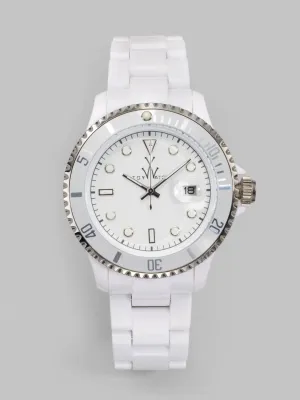 ToyWatch Plasteramic Classic Collection White Women's Watch 32008-WH