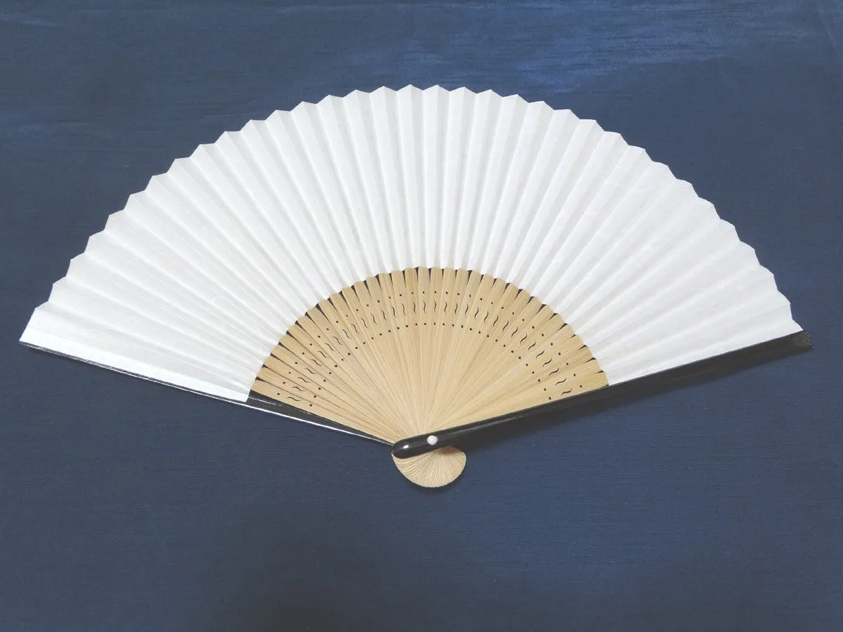 Traditional handcrafted Kyoto Ladies' Sensu - #224 Goldfish - Pink