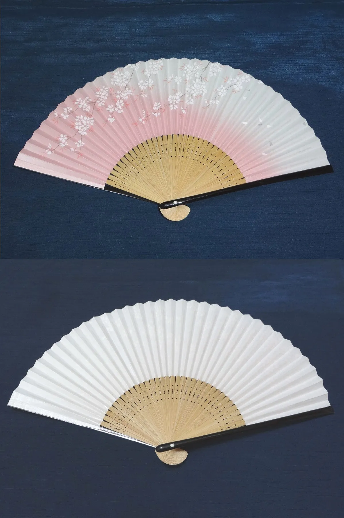 Traditional handcrafted Kyoto Ladies' Sensu - #228 Sakura - Pink