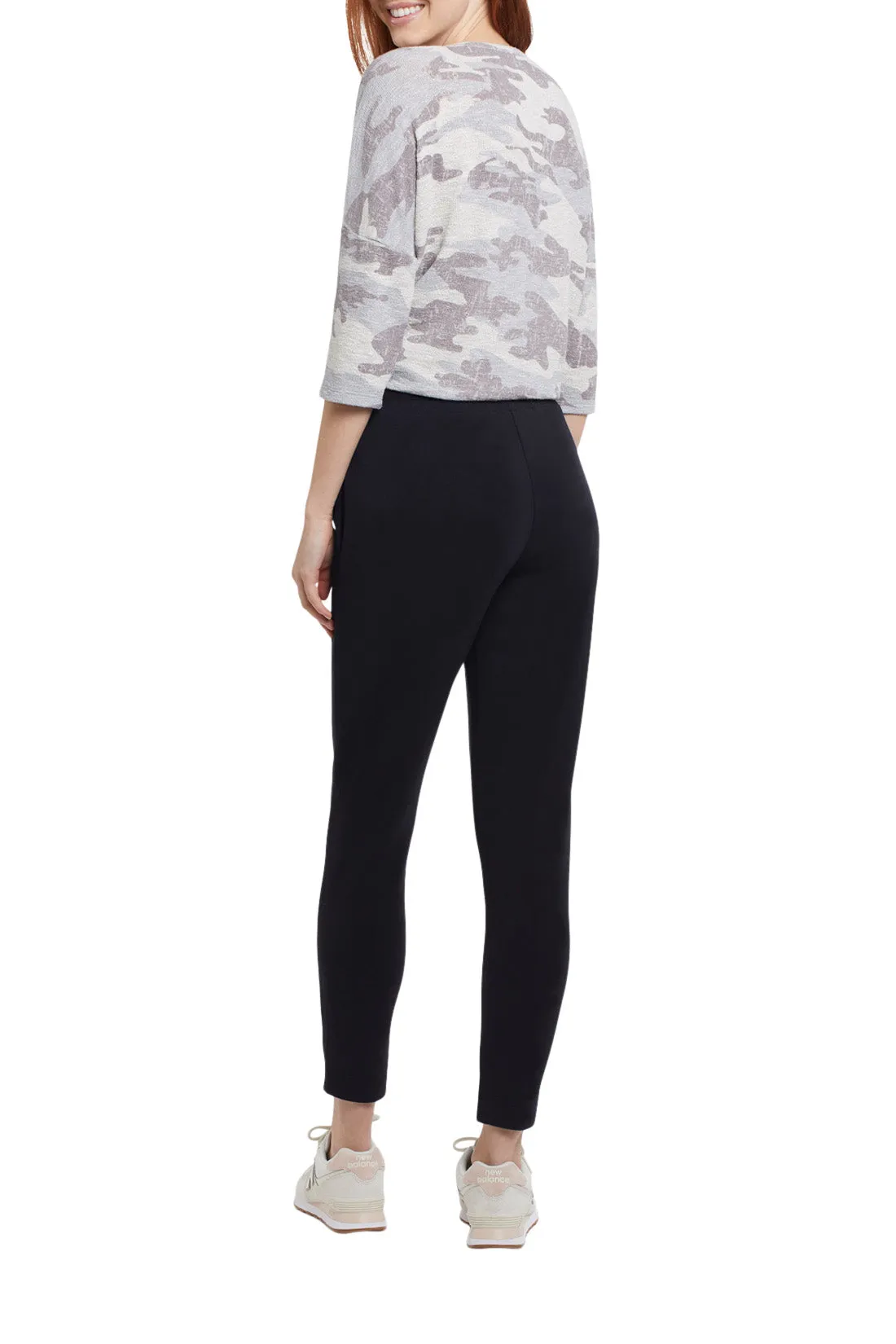 Tribal Elastic Waist Slim Pant