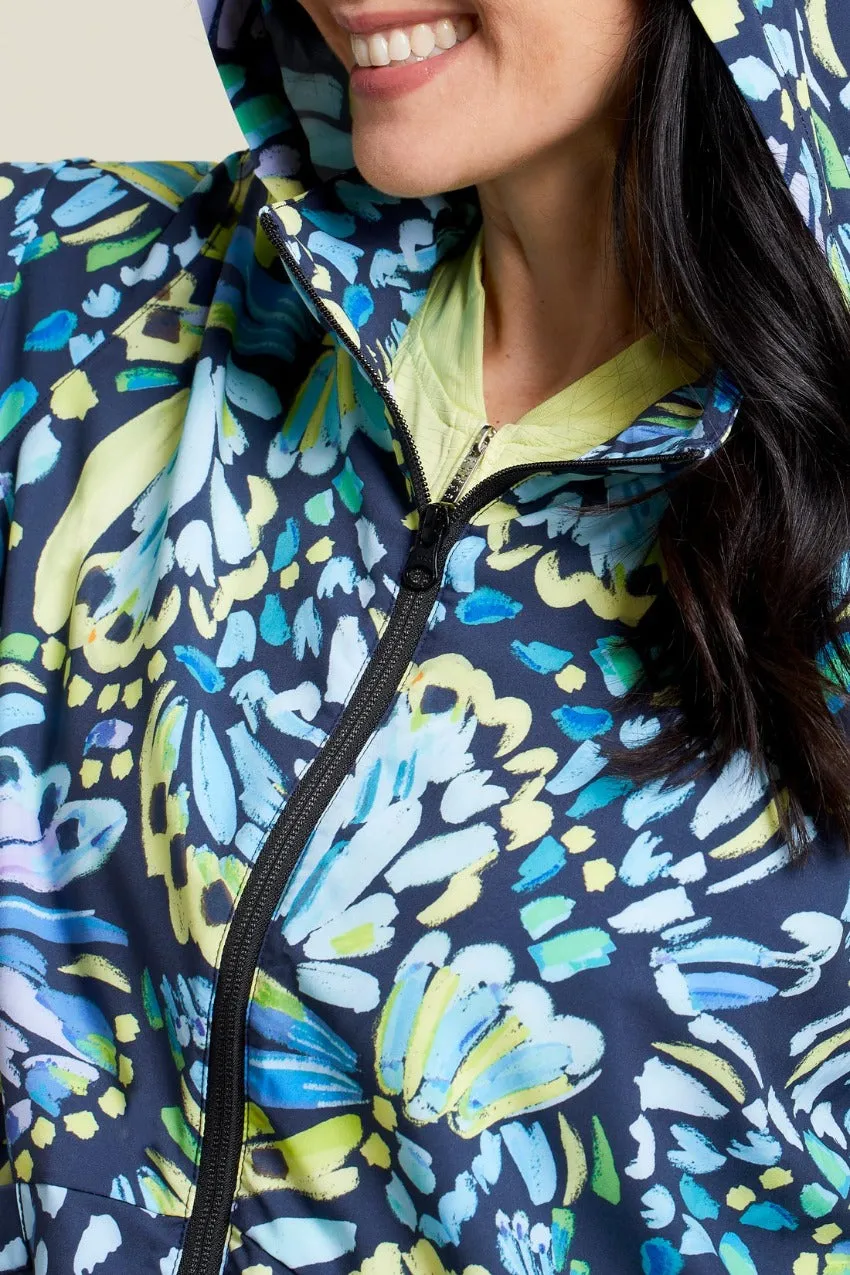 Tribal Long Sleeve Jacket With Packable Hood
