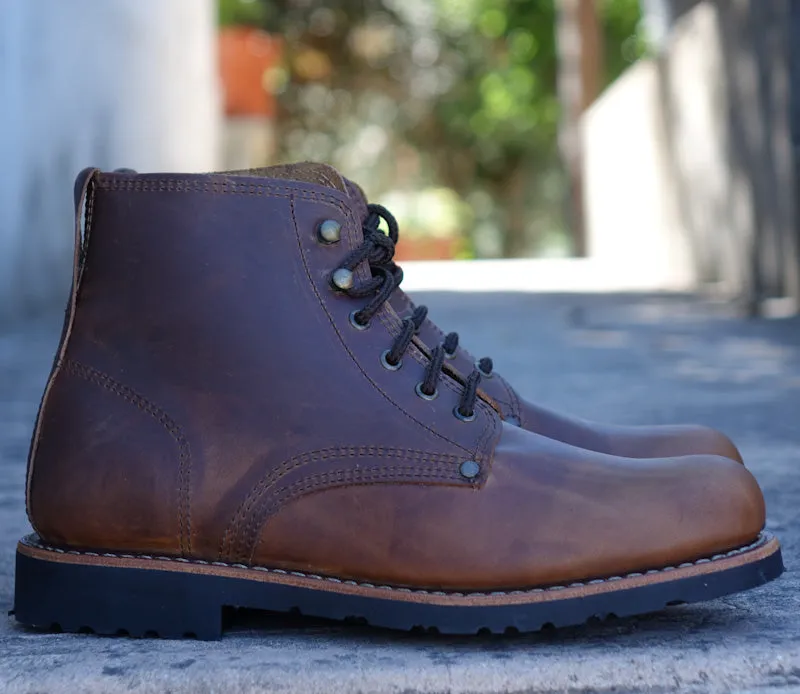 Triglav Leather Lace-up  Boots