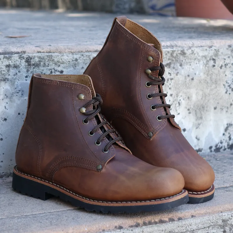 Triglav Leather Lace-up  Boots
