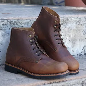 Triglav Leather Lace-up  Boots