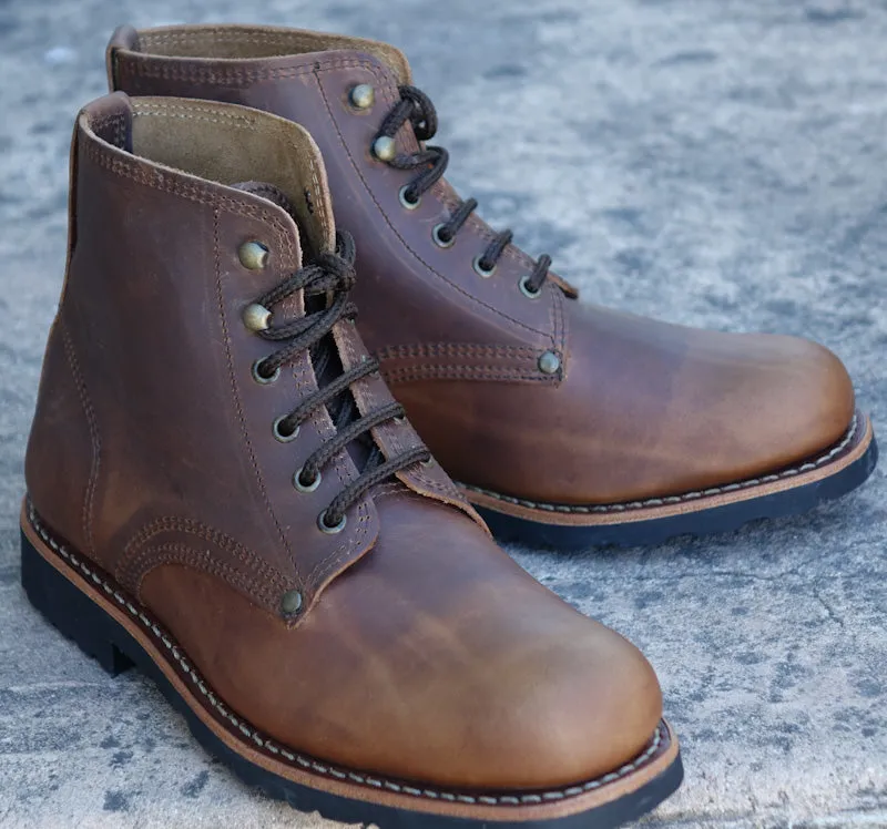 Triglav Leather Lace-up  Boots