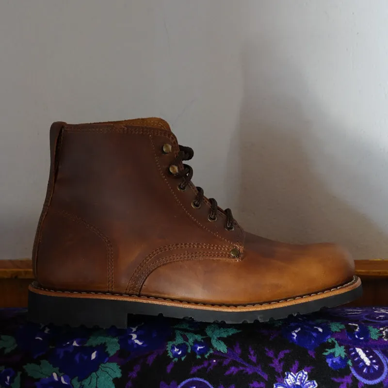 Triglav Leather Lace-up  Boots