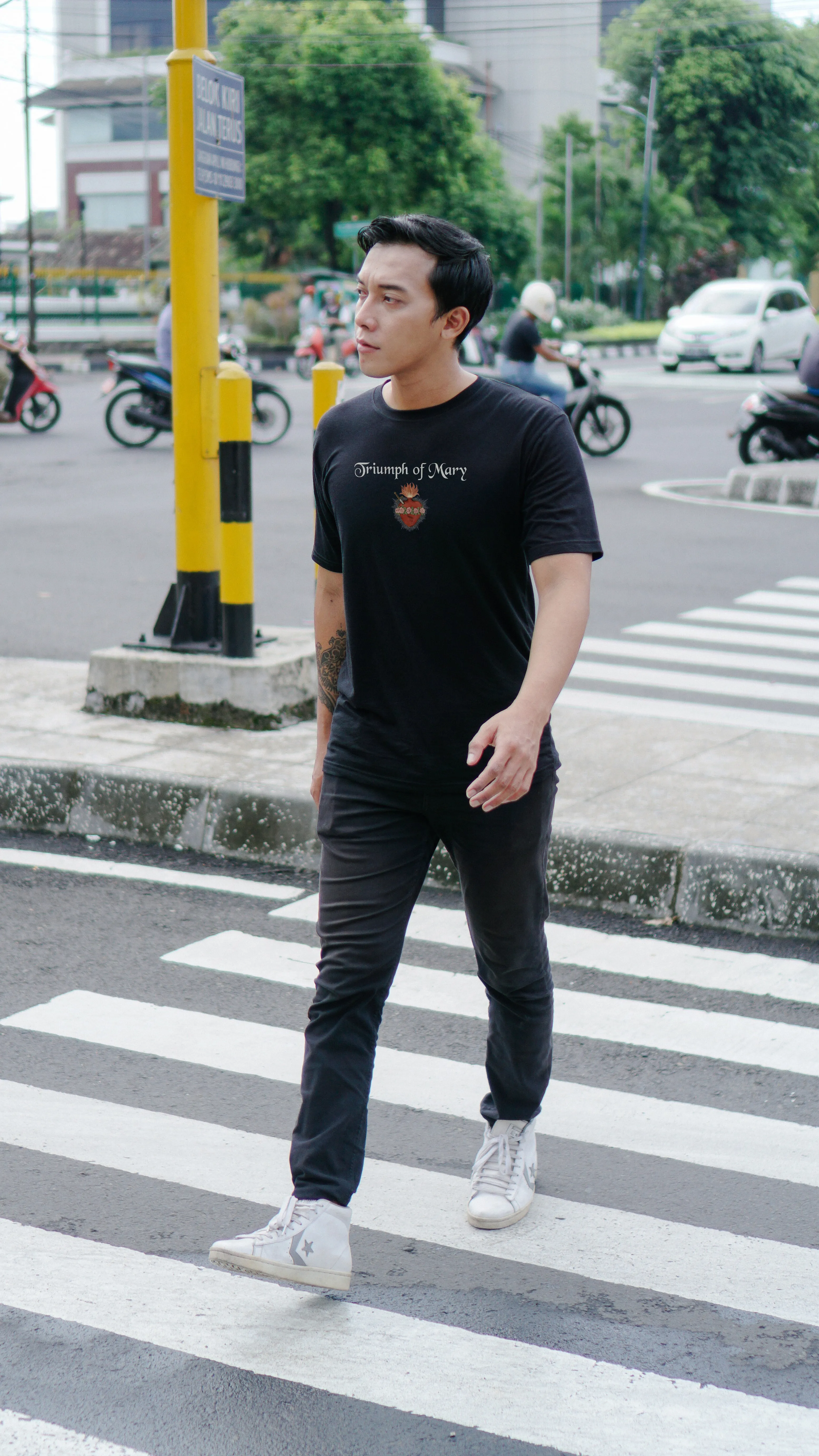 Triumph of Mary  Christian Traditional Religious Tee Shirt