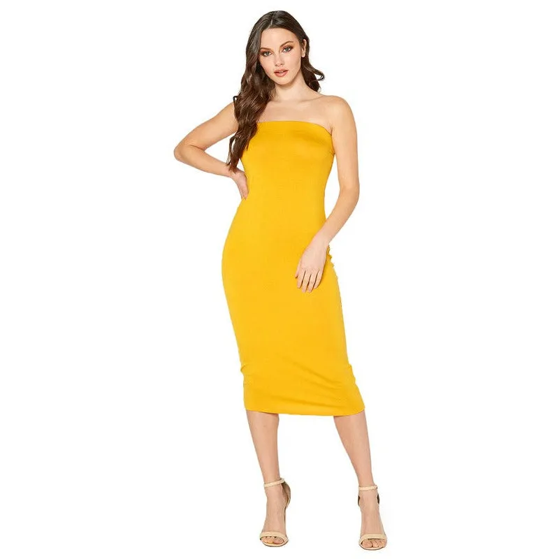 TUBE MIDI DRESS