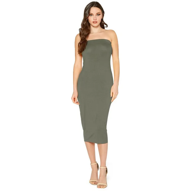 TUBE MIDI DRESS