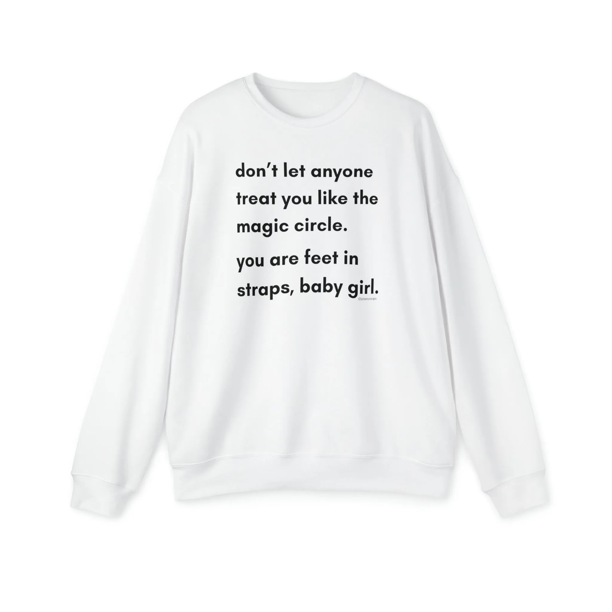 Unisex Drop Shoulder Pilates Sweatshirt
