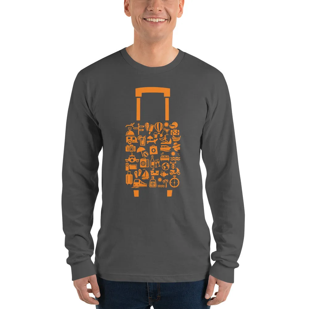 Unisex Long Sleeve T-shirt - The Tireless Traveler: