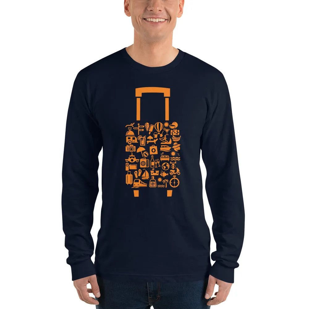 Unisex Long Sleeve T-shirt - The Tireless Traveler: