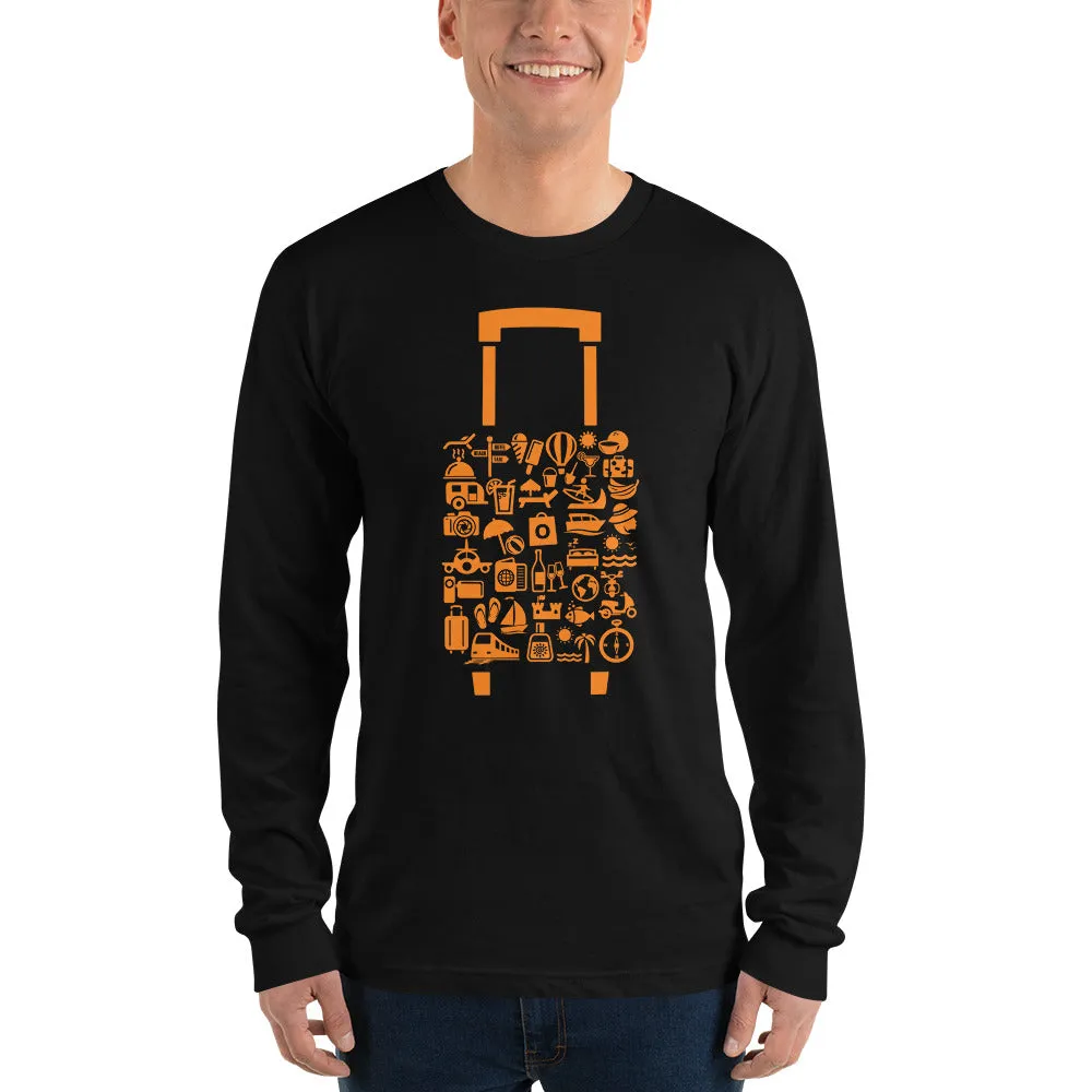 Unisex Long Sleeve T-shirt - The Tireless Traveler: