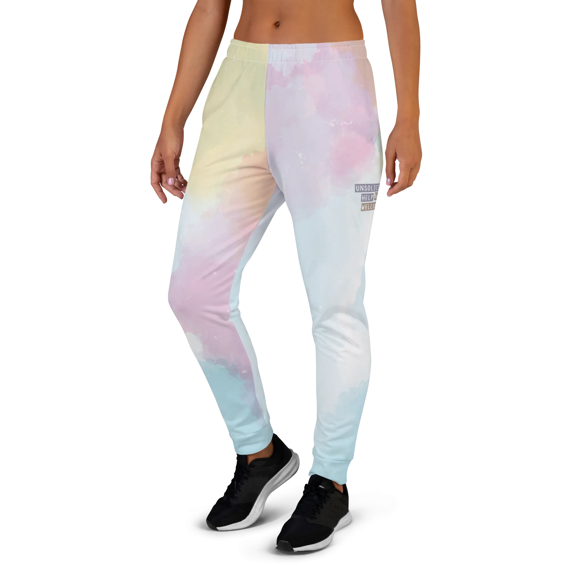 Unsolicited Help Not Welcome (Colorful) Women's Joggers