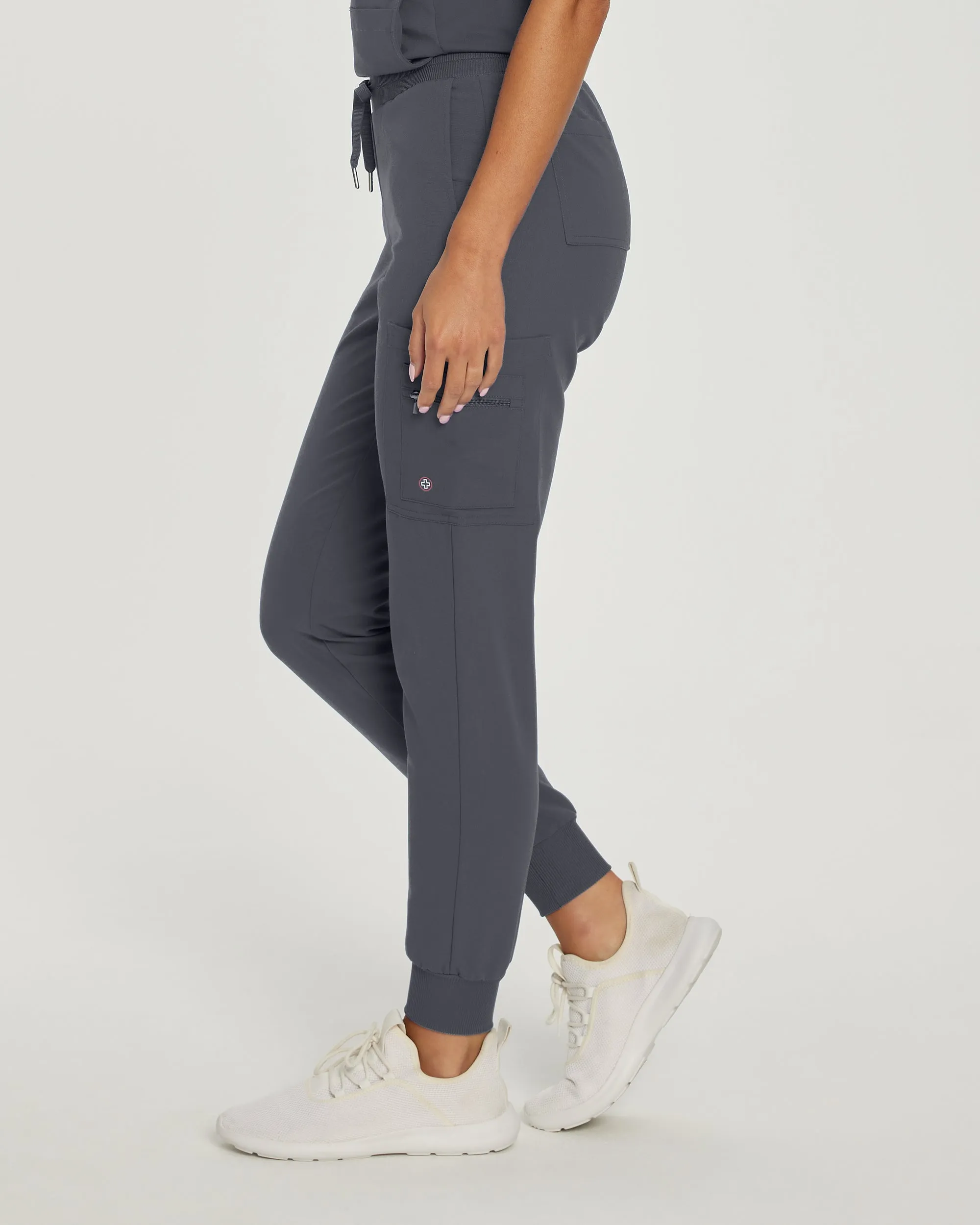 V-Tess 380 Women's Jogger Scrub Pants Dark Pewter