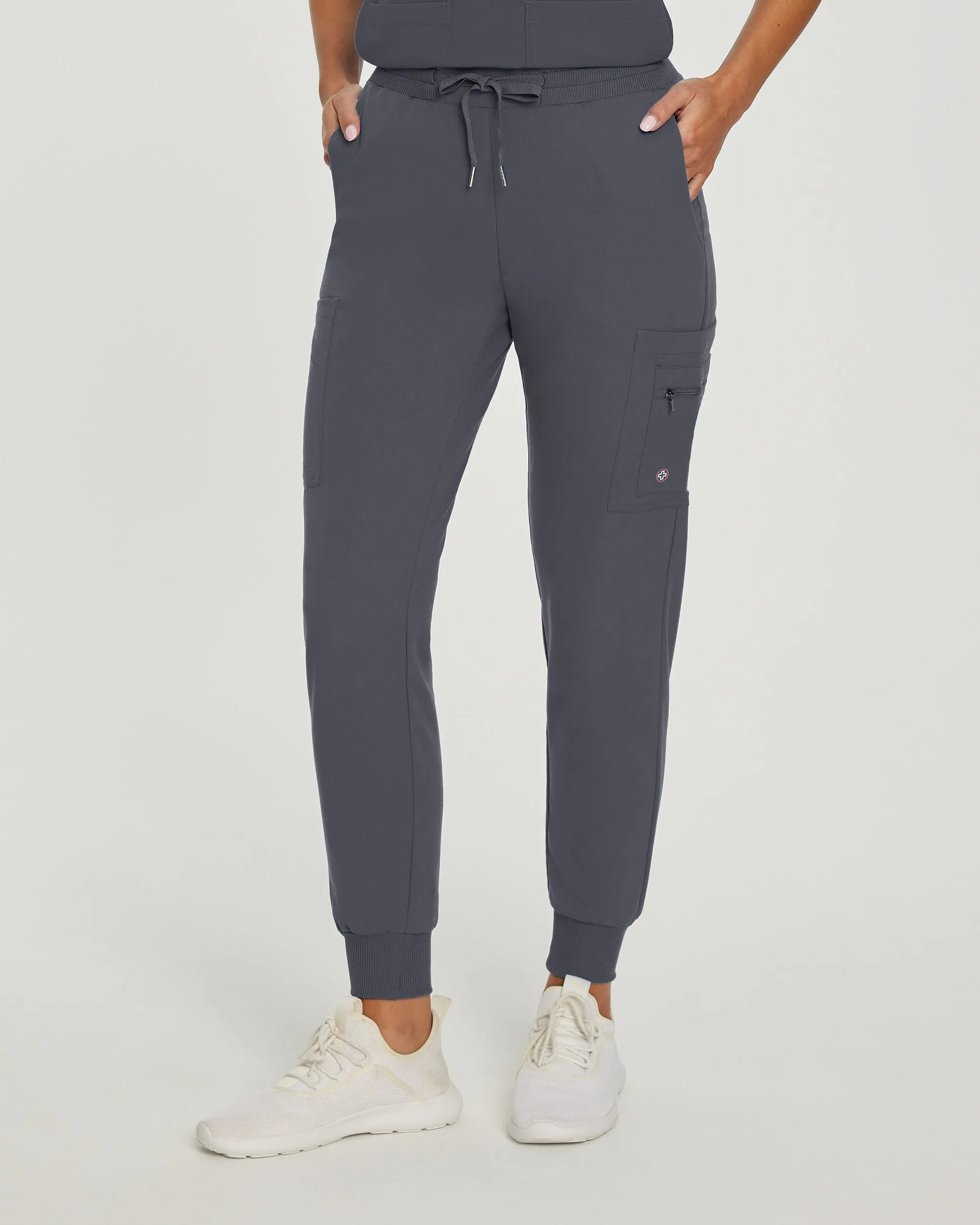 V-Tess 380 Women's Jogger Scrub Pants Dark Pewter