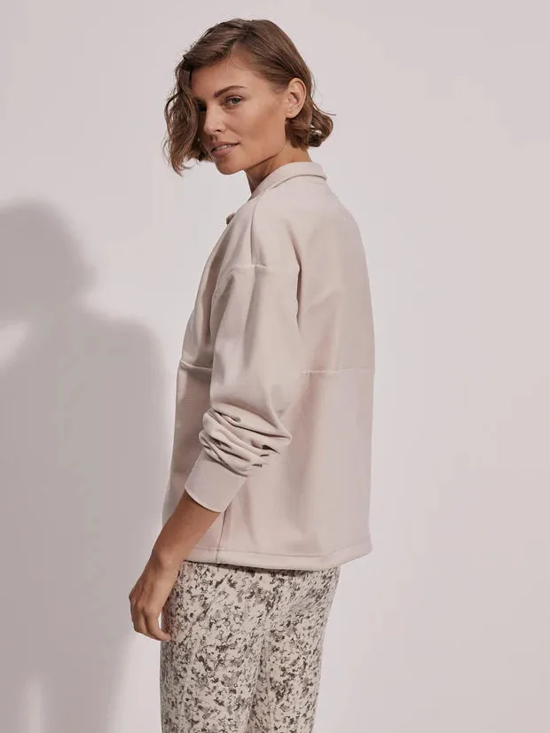 Varley | Maida Half Zip Midlayer {Mushroom Marl}