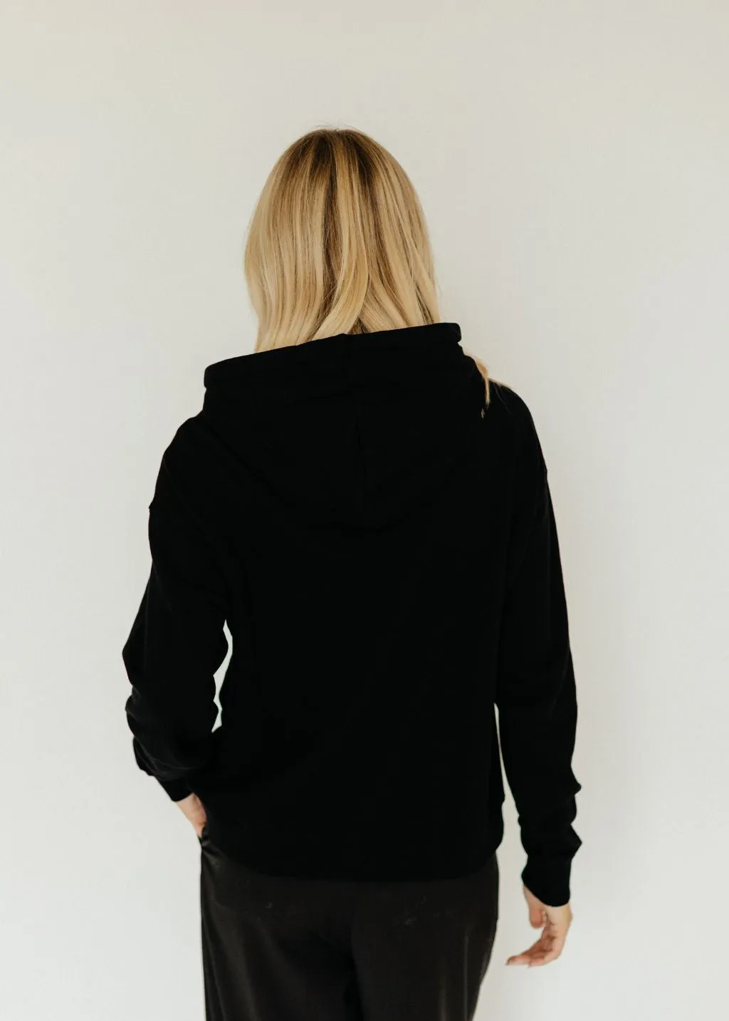 Velvet Ojai Sweatshirt in Black