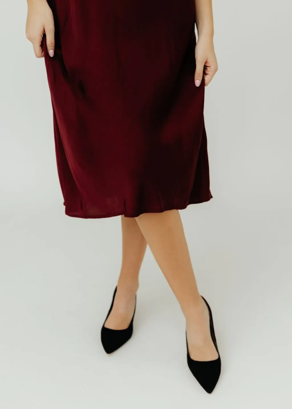 Velvet Poppy Dress in Wildberry