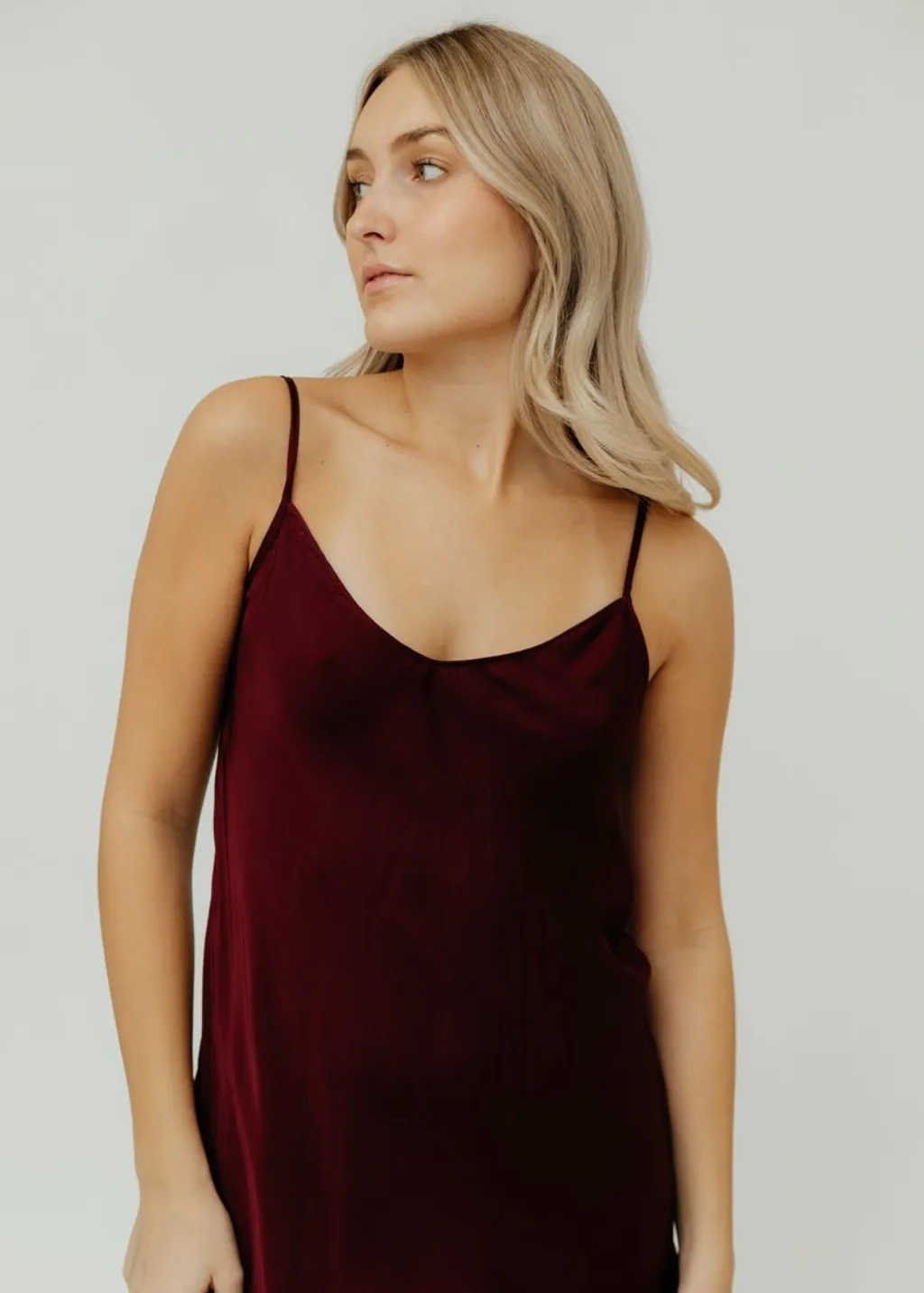 Velvet Poppy Dress in Wildberry