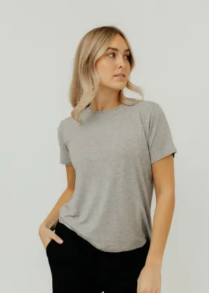 Velvet Solana Top in Heather Grey