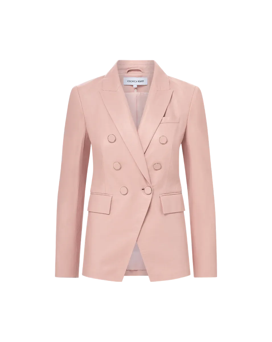 VERONICA BEARD Miller Leather Dickey Jacket