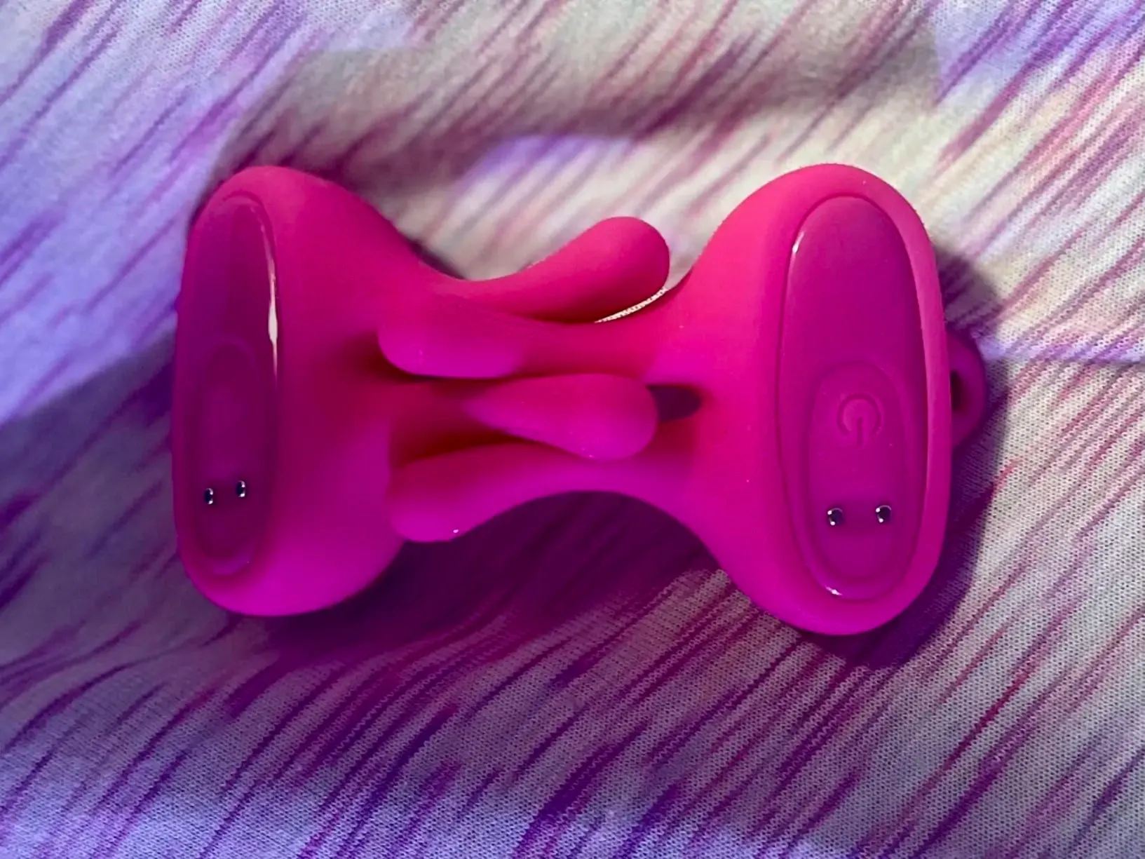 Vibrating Nipple Clamps Rabbit Vibrator with 9 Vibration Modes #SoloPublic #Free Gift