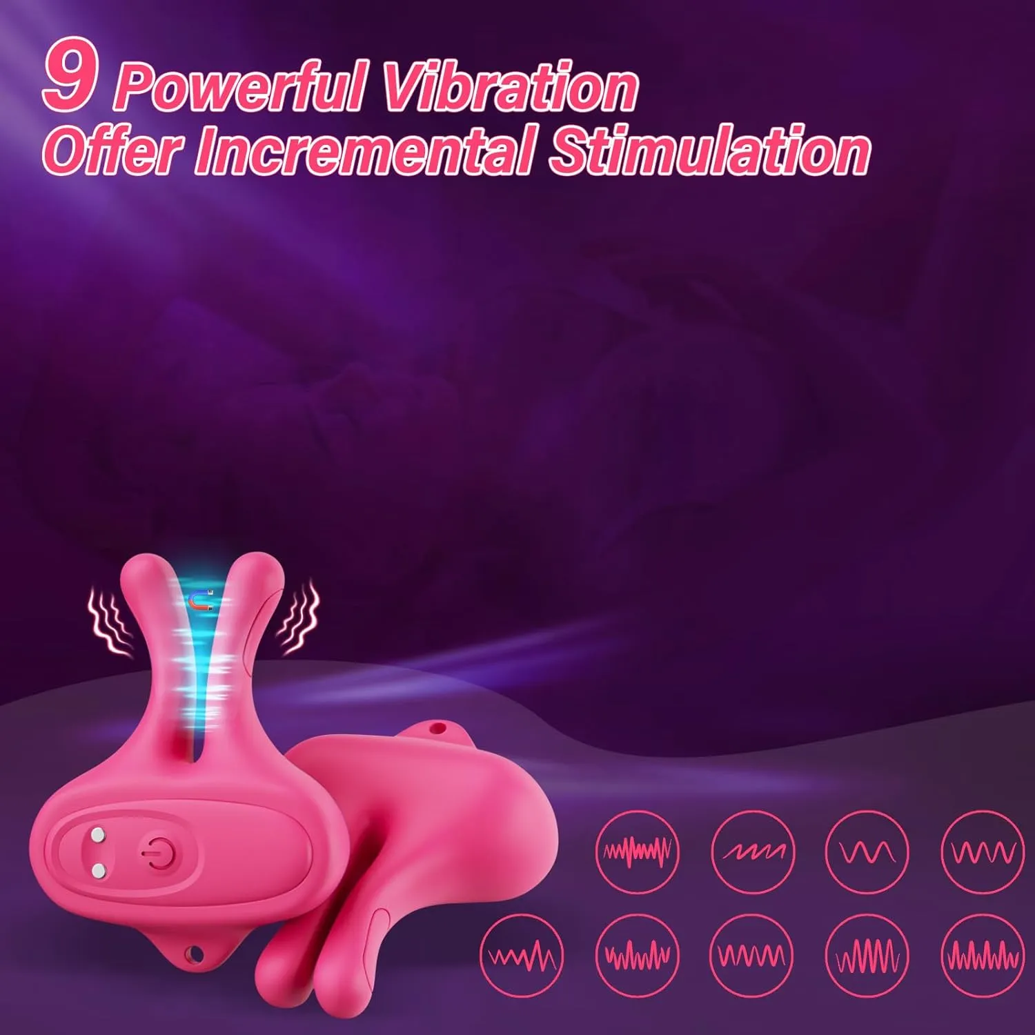 Vibrating Nipple Clamps Rabbit Vibrator with 9 Vibration Modes #SoloPublic #Free Gift