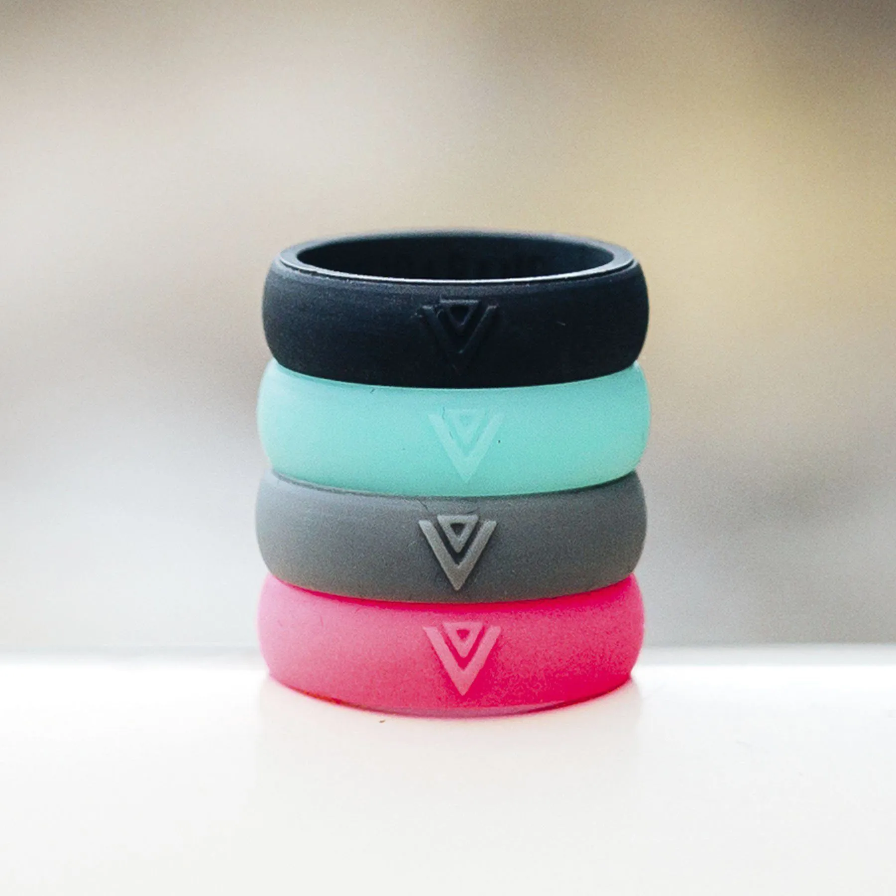 Vidaband Silicone Ring - Black - Women's