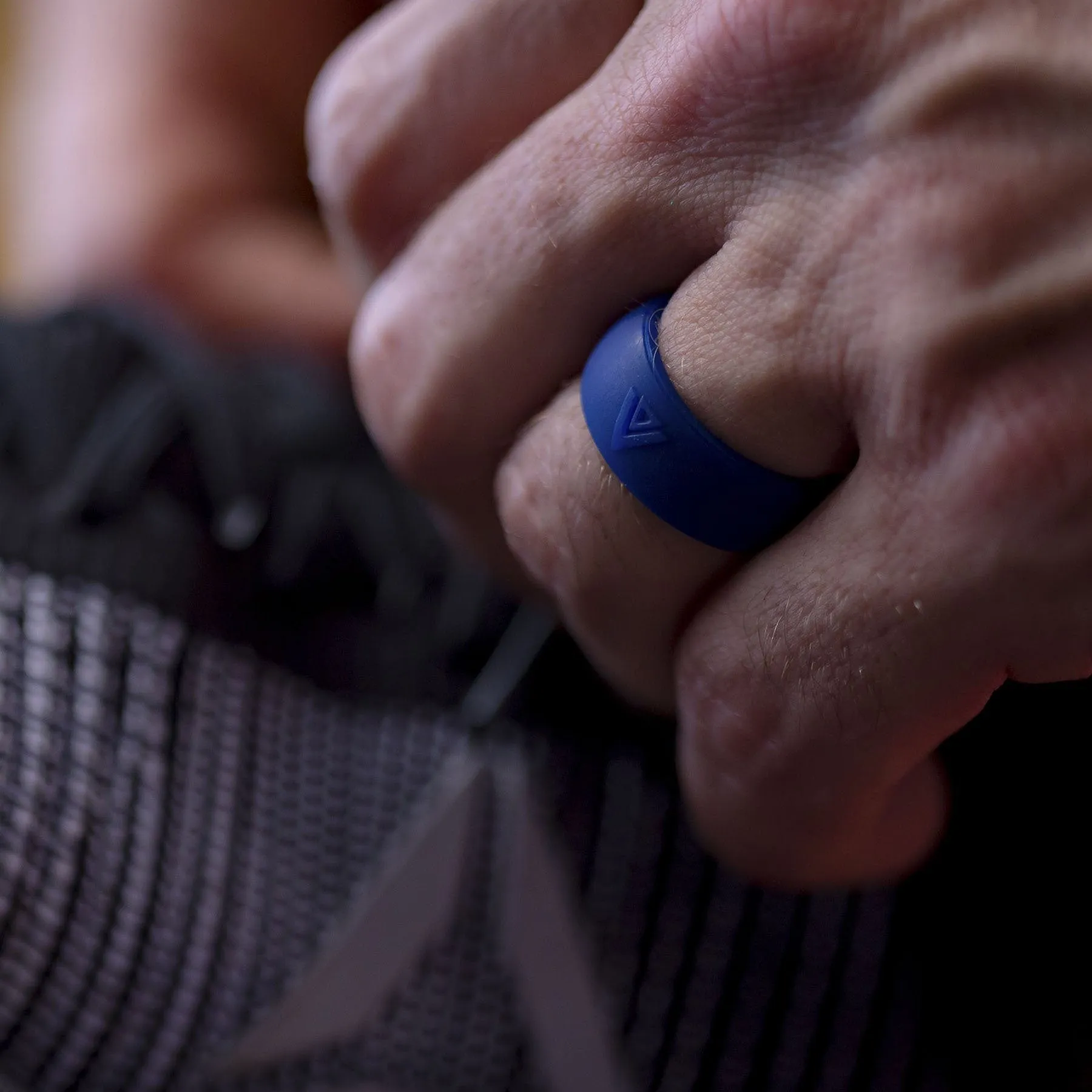Vidaband Silicone Ring - Blue - Men's