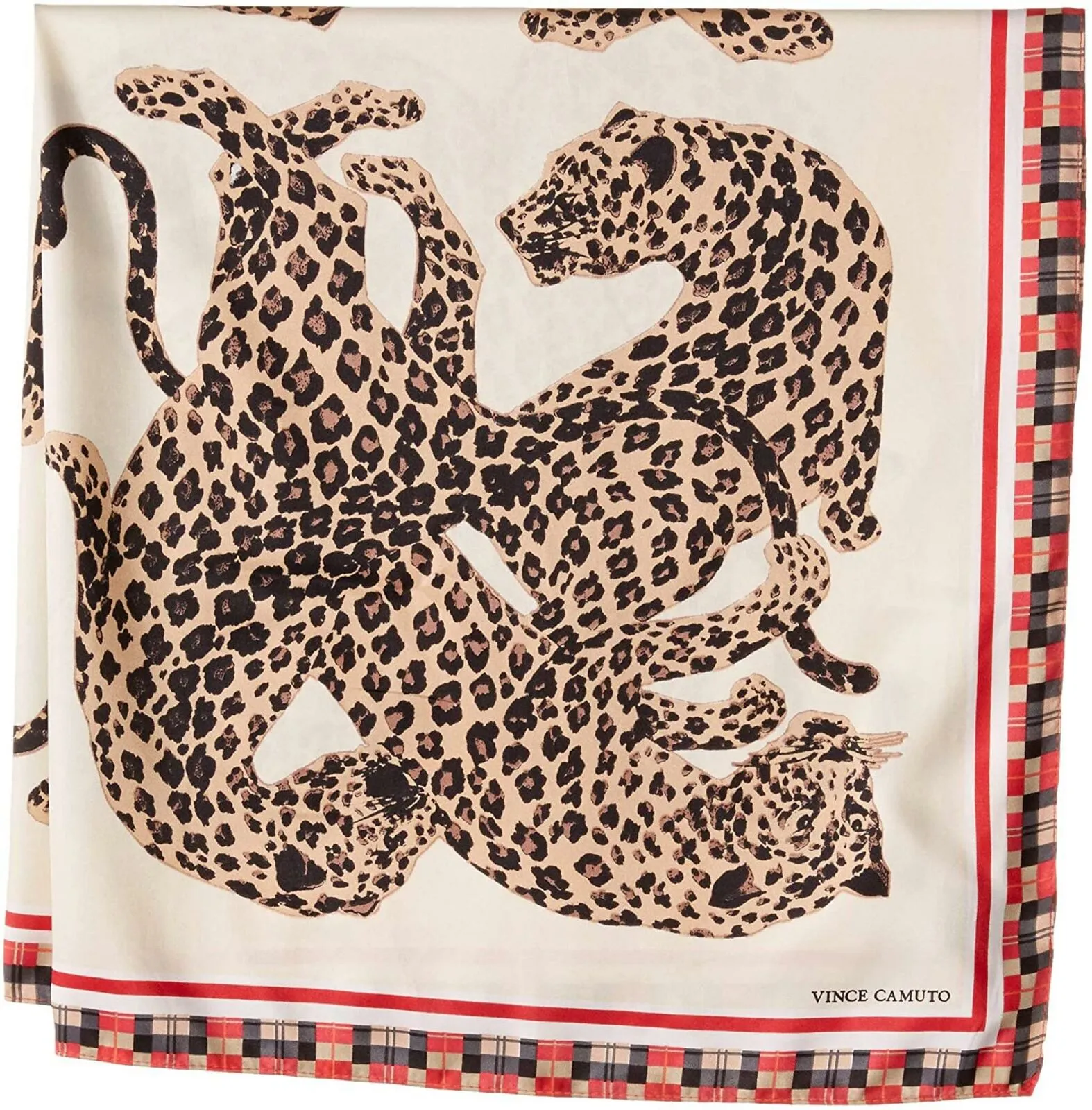 Vince Camuto Women's Leopard Love Classic Square Scarf
