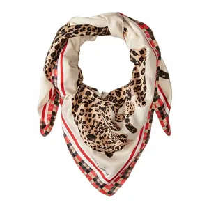 Vince Camuto Women's Leopard Love Classic Square Scarf