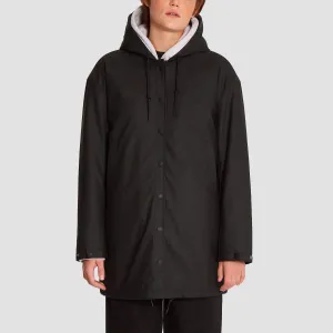 Volcom Rain Dead From The Strange Jacket Black - Womens