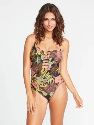 Volcom Womens Just Hibiscuz One Piece