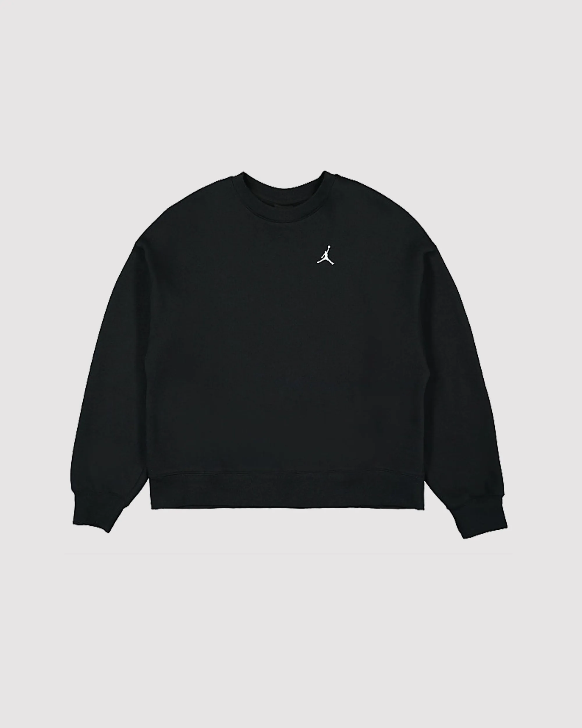 W BROOKLYN FLEECE CREWNECK "BLACK"