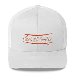 Watch Hill Surf Co. 'Parallel Boards' Trucker Cap (Orange)
