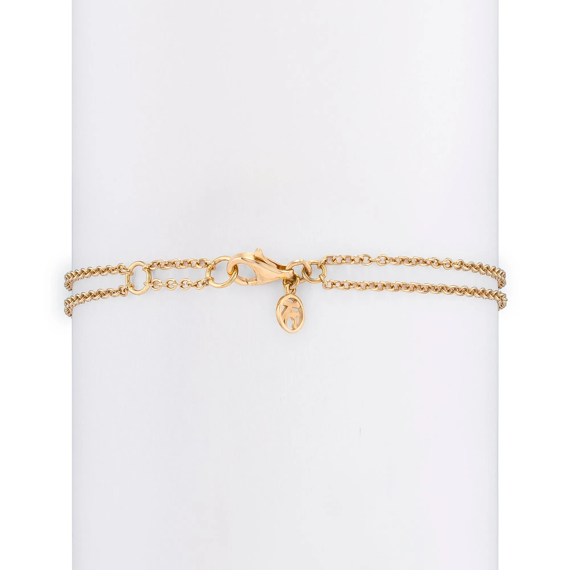 White Diamond Large Oriental Hamsa Bracelet
