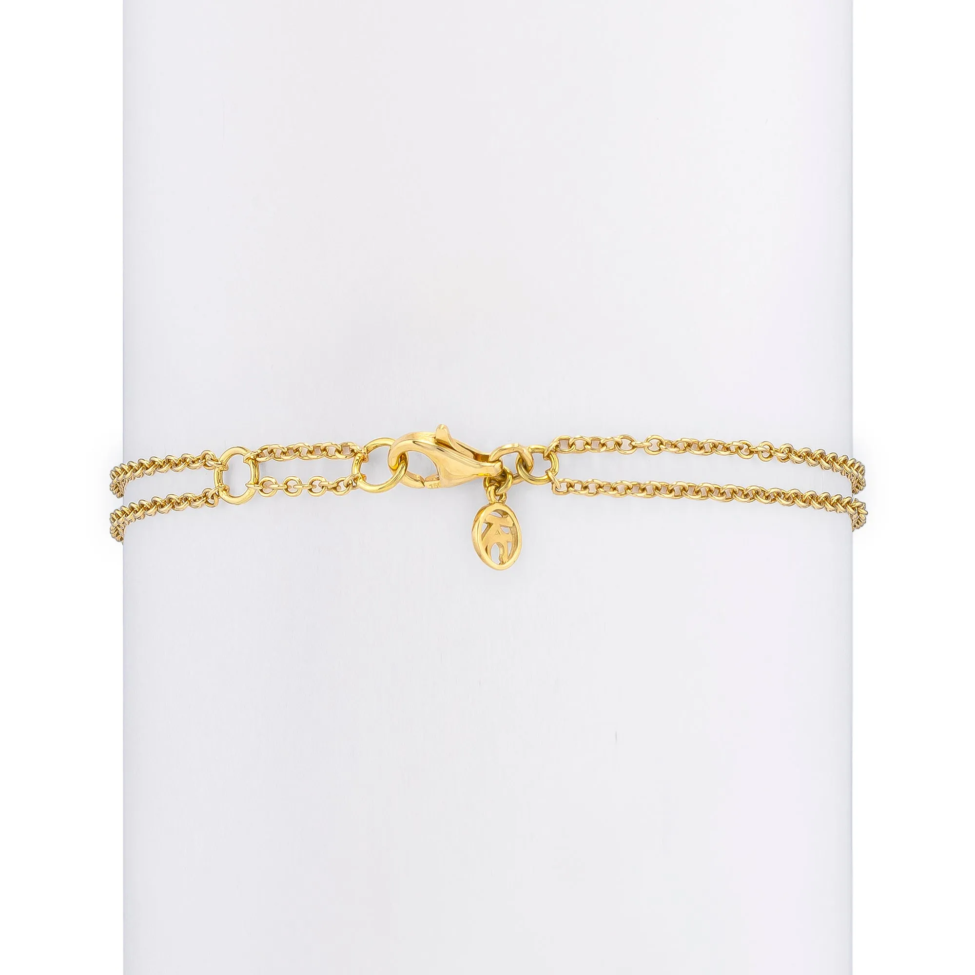 White Diamond Large Oriental Hamsa Bracelet