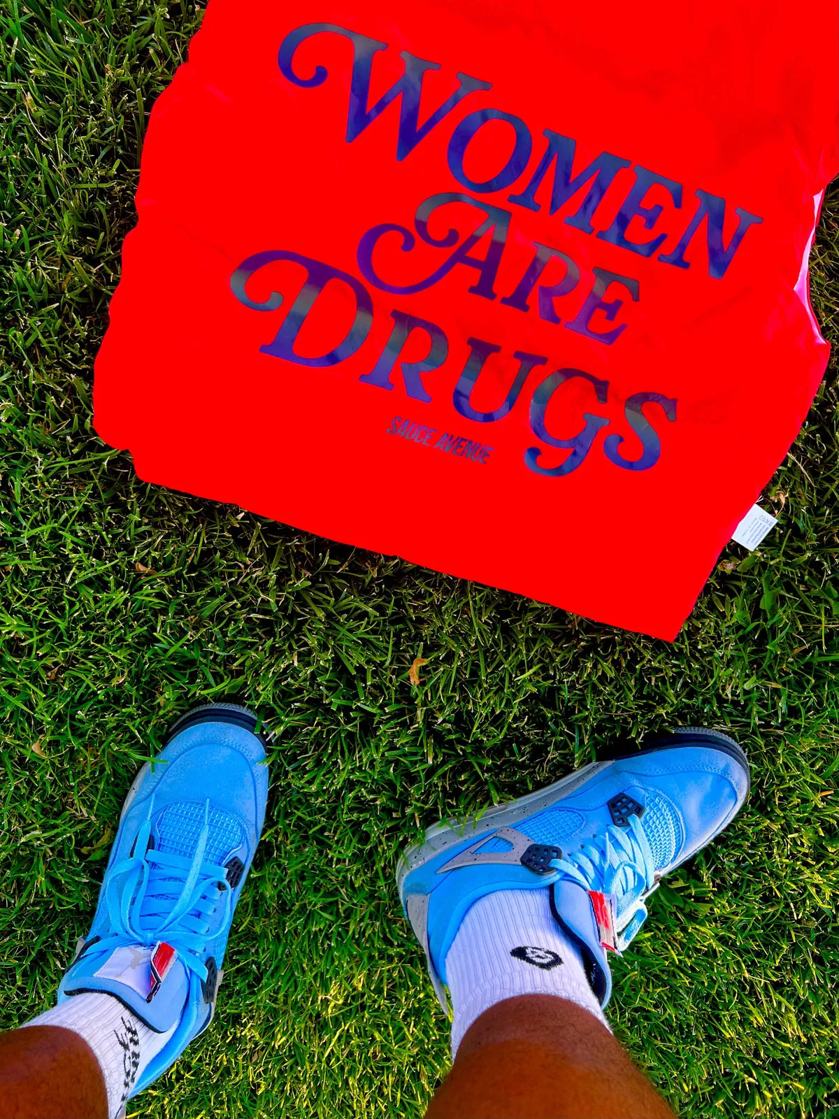 Women Are Drugs (Holo) | Puffer Reversible Cropped Vest (Women's)