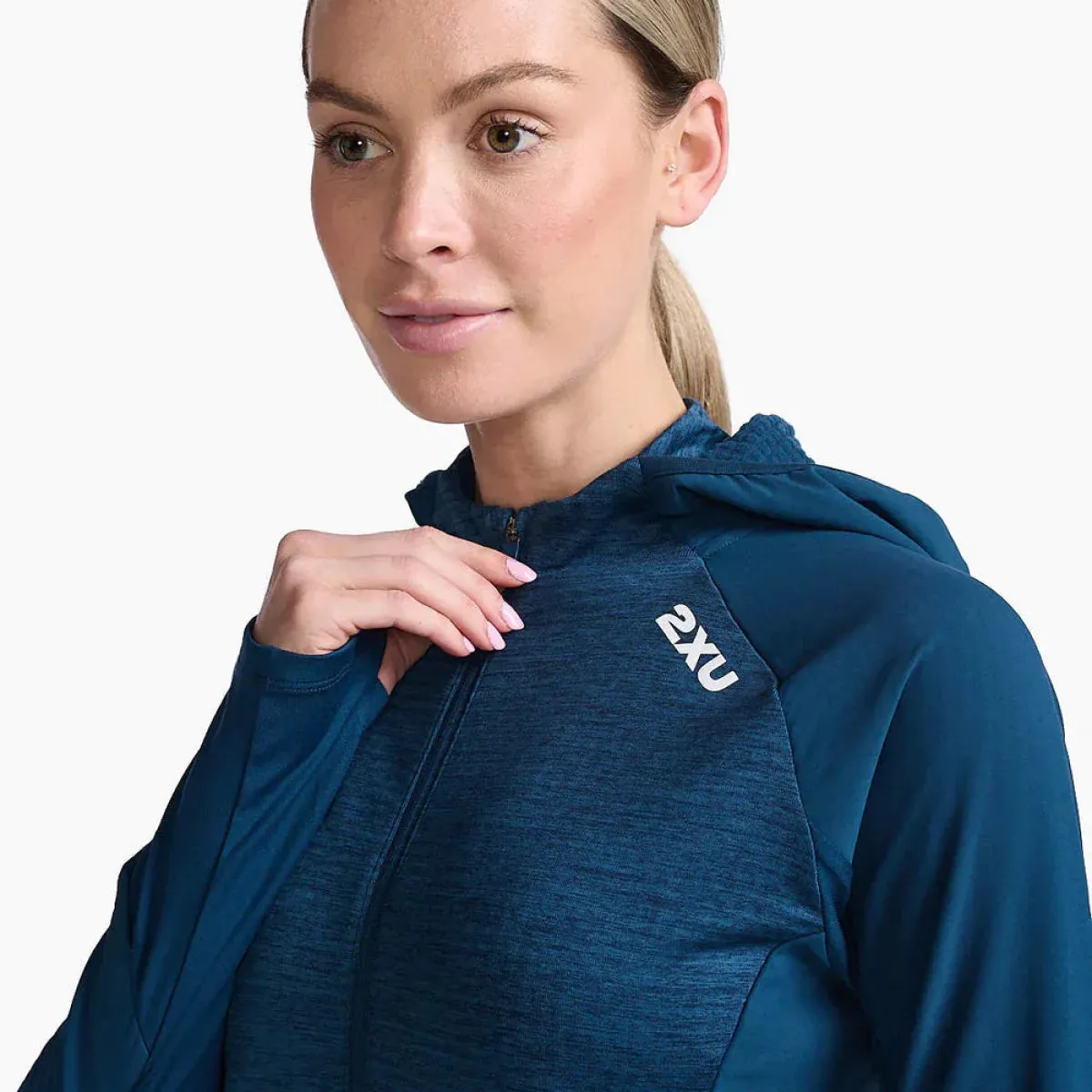 Women's 2XU Ignition Shield Hooded Mid-Layer