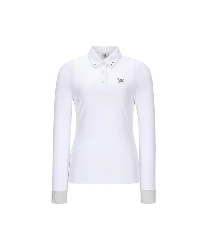 Women's Back Incision Point L/TS - Off-White