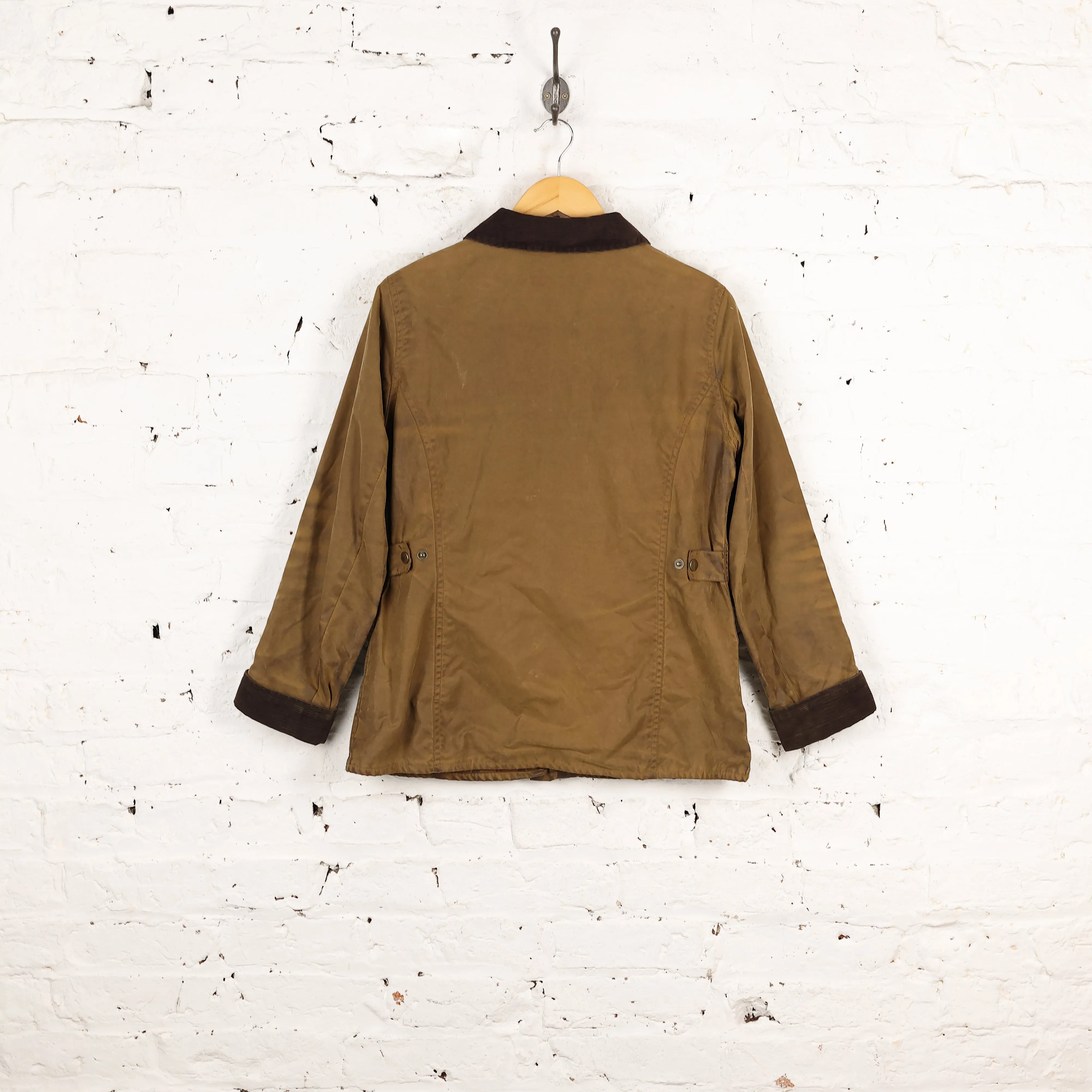 Women's Barbour Shaped Wax Utility Jacket - Brown - Women's M