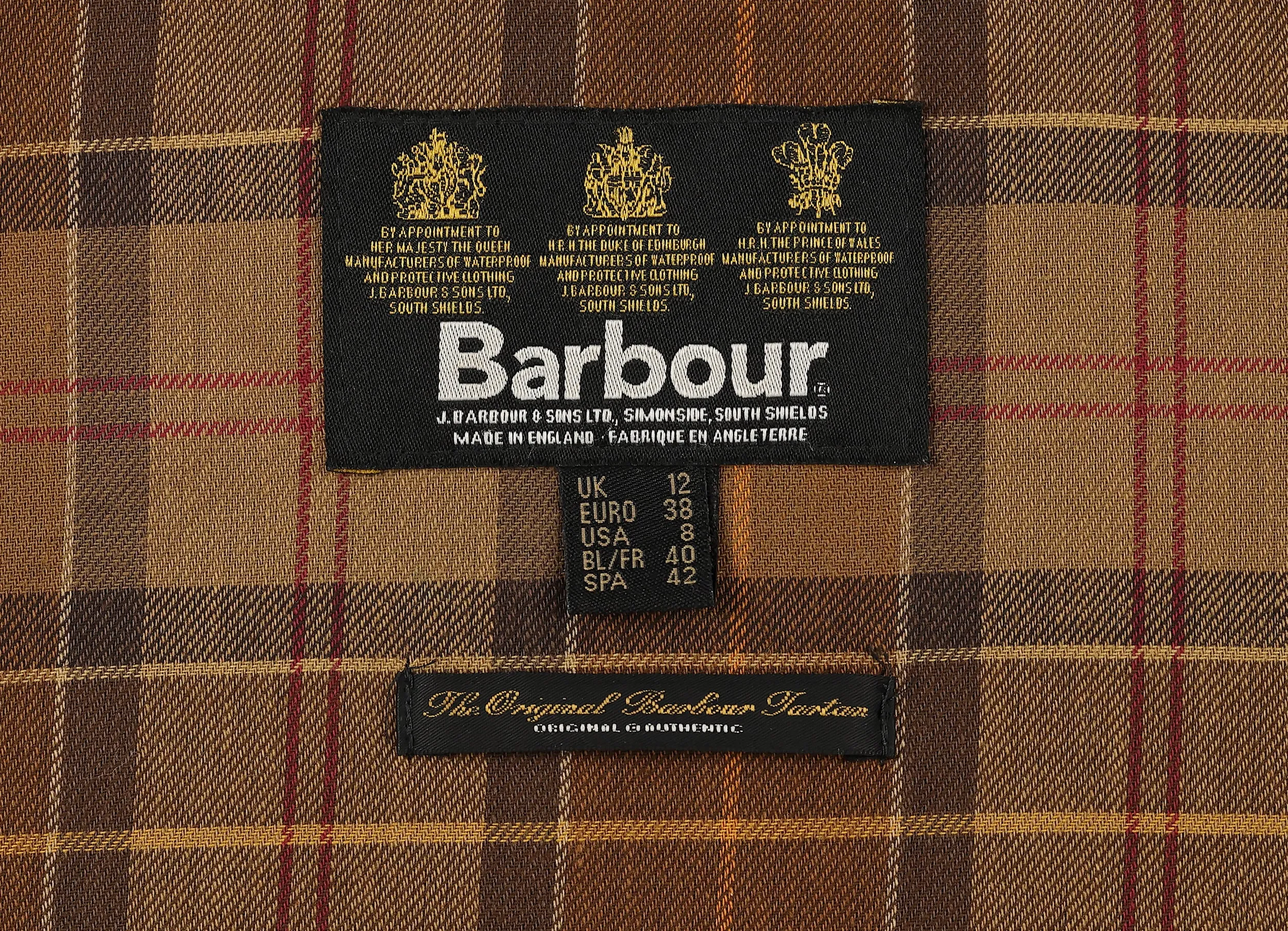 Women's Barbour Shaped Wax Utility Jacket - Brown - Women's M