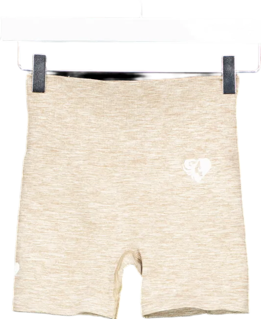 Women's Best Beige Seamless Shorts UK XS